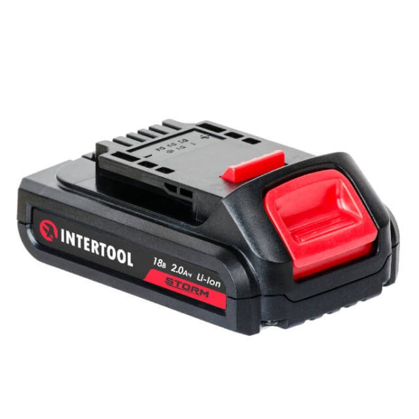 Аккумулятор Li-Ion 18 В 2.0 Ач для дрели-шуруповерта WT-0328/WT-0331 INTERTOOL WT-0332 -
                                                        Фото 2