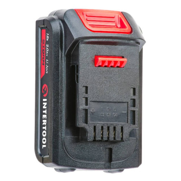 Аккумулятор Li-Ion 18 В 2.0 Ач для дрели-шуруповерта WT-0328/WT-0331 INTERTOOL WT-0332 -
                                                        Фото 5