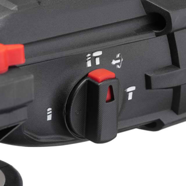 Перфоратор 1000 Вт, 3.2 Дж, 0-1300 об/хв, 0-5100 уд/хв, 3 режими, знімний швидкозатискний патрон -
Фото 8 Перфоратор 1000 Вт, 3.2 Дж, 0-1300 об/хв, 0-5100 уд/хв, 3 режими, знімний швидкозатискний патрон -
Фото 8