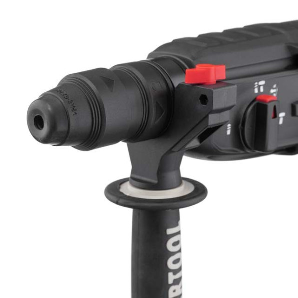 Перфоратор 1000 Вт, 3.2 Дж, 0-1300 об/хв, 0-5100 уд/хв, 3 режими, знімний швидкозатискний патрон -
Фото 9 Перфоратор 1000 Вт, 3.2 Дж, 0-1300 об/хв, 0-5100 уд/хв, 3 режими, знімний швидкозатискний патрон -
Фото 9