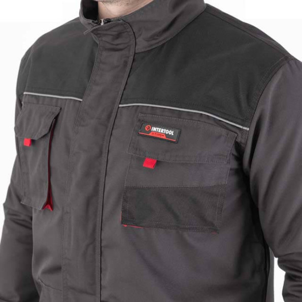 Куртка робоча 80% поліестер, 20% бавовна, щільність 260 г / м2, XXXL -
                                                        Фото 6