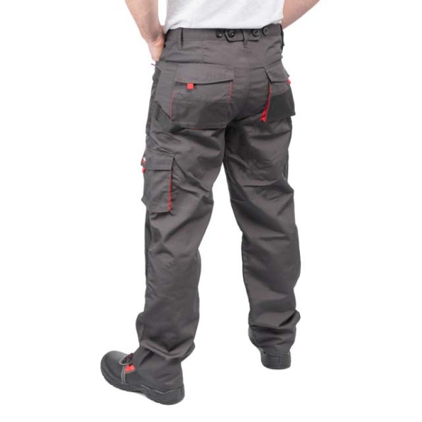 Брюки рабочие 80 % полиэстер, 20 % хлопок, плотность 260 г/м2, S INTERTOOL SP-3011 -
                                                        Фото 5