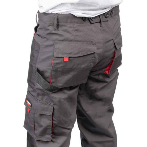 Брюки рабочие 80 % полиэстер, 20 % хлопок, плотность 260 г/м2, S INTERTOOL SP-3011 -
                                                        Фото 8