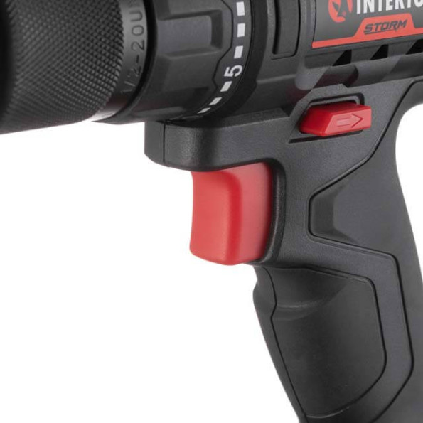 Дрель-шуруповерт аккумуляторная 20 В, 35 Nm, 0-450/0-1500 об/мин, 2-13 мм, Li-Ion, 2.0 Ач, ЗУ 2 А, кейс INTERTOOL WT-0350 -
                                                        Фото 9