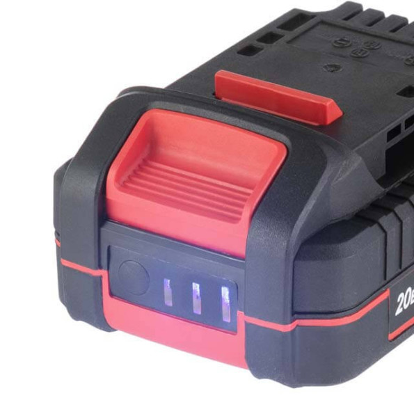 Аккумулятор 20 В, Li-ion, 2.0 Ач, индикатор уровня заряда INTERTOOL WT-0340 -
                                                        Фото 4