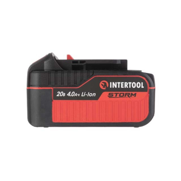 Аккумулятор 20 В, Li-ion, 4.0 Ач, индикатор уровня заряда INTERTOOL WT-0341 -
                                                        Фото 2