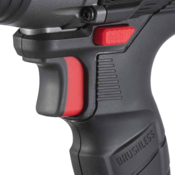 Шуруповерт ударный (винтоверт) аккумуляторный с бесщеточным двигателем 20 В, 200 Nm, 0-2900 об/мин, 0-4000 уд/мин, 1/4