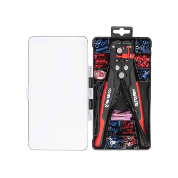 Знімач ізоляції автоматичний 200мм, з набором обтискних клем, STORM -
                                                        Фото 2