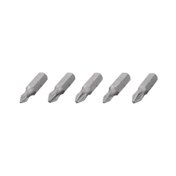 Комплект викруткових насадок PH1, PH2, PZ1, PZ2 1/4