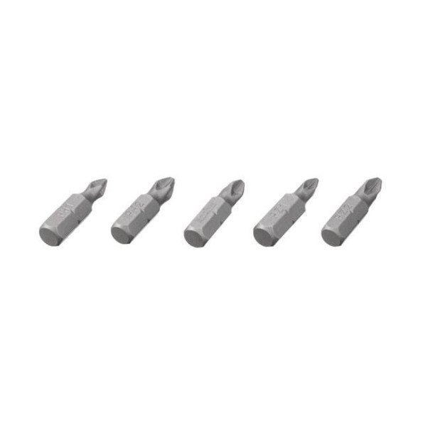 Комплект викруткових насадок PH1, PH2, PZ1, PZ2 1/4
