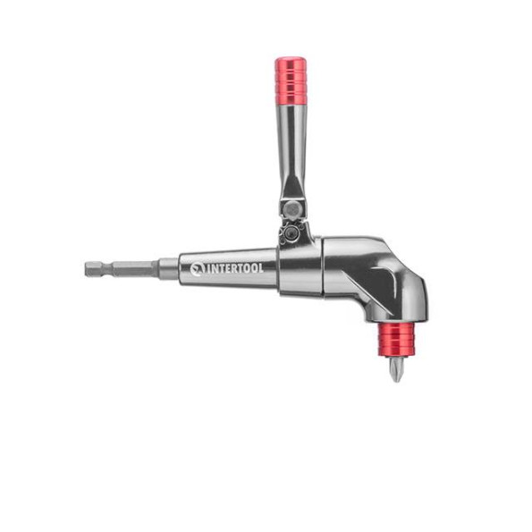 Насадка угловая для дрели и шуруповерта 57 Nm INTERTOOL VT-0116 -
                                                        Фото 3