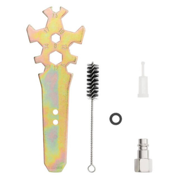 Фарбопульт пневматичний LVLP, форсунка 1.3 мм, верхній пластиковий бачок 600 мл, 2 бар STORM -
Фото 8 Фарбопульт пневматичний LVLP, форсунка 1.3 мм, верхній пластиковий бачок 600 мл, 2 бар STORM -
Фото 8