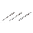 Набір свердел по склу та кераміці 5 + 6 + 8 мм HEX 1/4'' (6.35 mm)