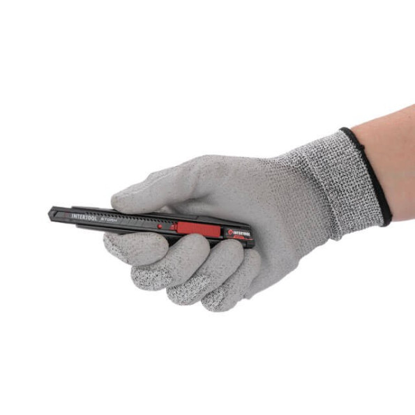 Ніж сегментний 9 мм, алюмінієвий, STORM -
                                                        Фото 7