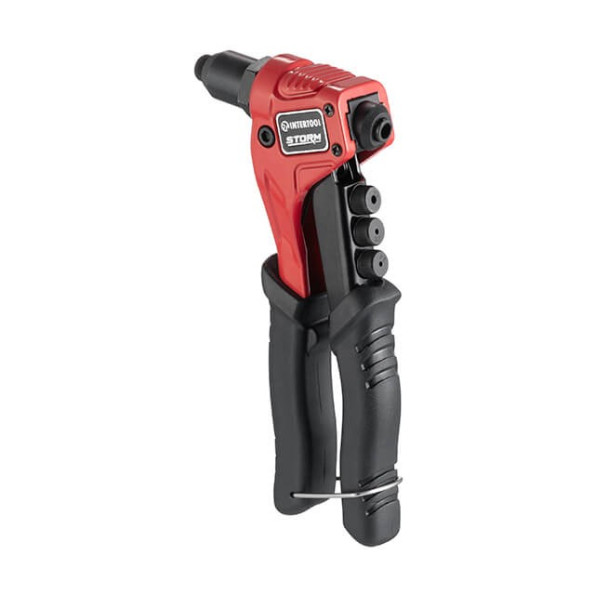 Пистолет заклепочный ручной 200 мм, диаметр применяемой заклепки 2.4; 3.2; 4; 4.8 мм, Storm INTERTOOL RT-0015 -
                                                        Фото 4