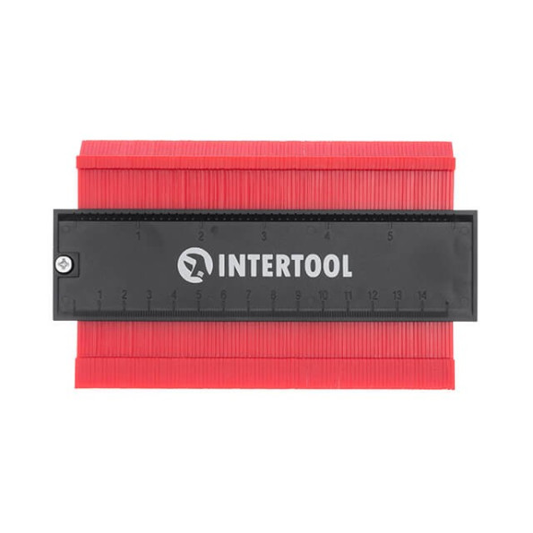 Шаблон для копирования контура 150 мм, ABS, с фиксатором INTERTOOL MT-0015 -
                                                        Фото 4