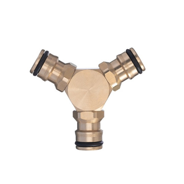 Тройник латунный для коннектора 1/2 Тройник латунный для коннектора 1/2