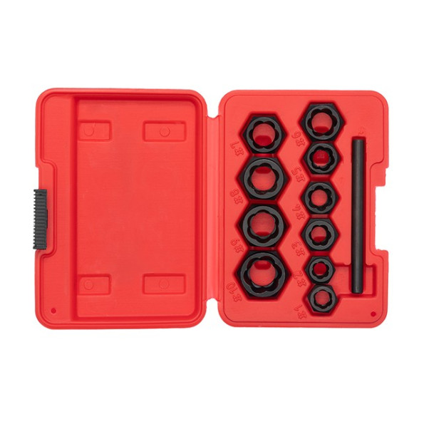 Набір екстракторів для пошкоджених болтів та гайок, 10 од. -
                                                        Фото 2