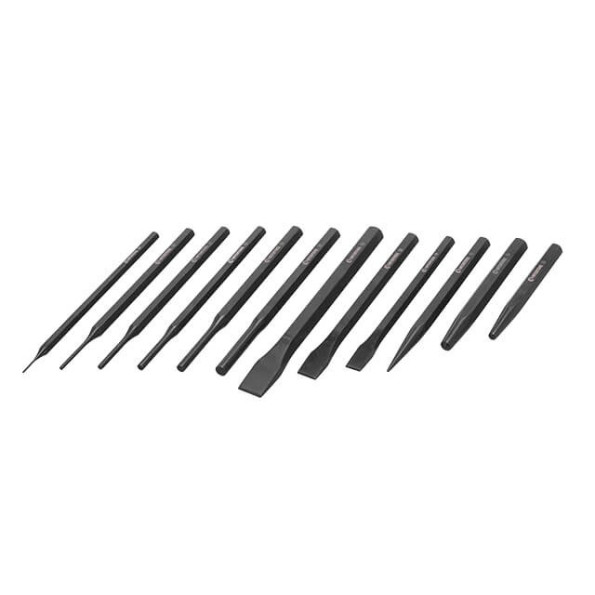 Набір зубил, кернерів та виколоток 12 од. -
                                                        Фото 4