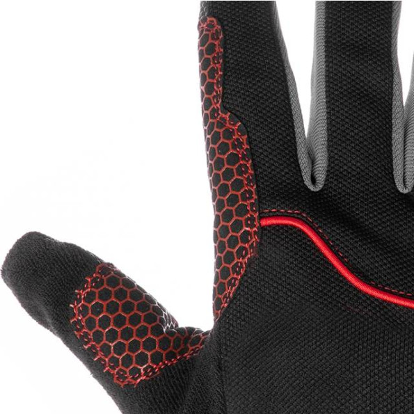 Перчатки из спандекса, дышащий материал, антискользящее покрытие ладони, усиление на большом и указательном пальцах 10 Перчатки из спандекса, дышащий материал, антискользящее покрытие ладони, усиление на большом и указательном пальцах 10