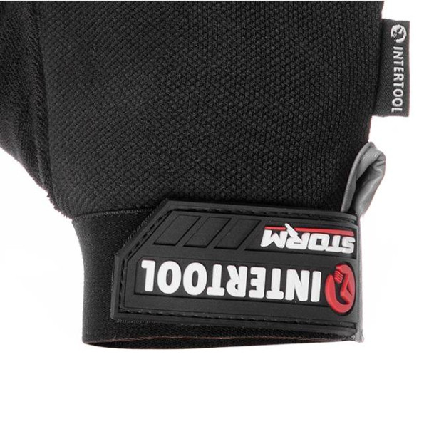 Перчатки из спандекса, дышащий материал, антискользящее покрытие ладони, усиление на большом и указательном пальцах 10 Перчатки из спандекса, дышащий материал, антискользящее покрытие ладони, усиление на большом и указательном пальцах 10