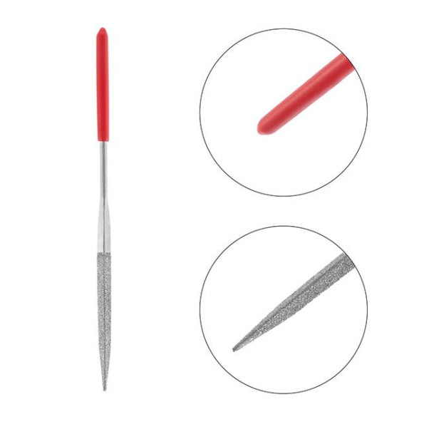 Набір алмазних надфілів 10шт/упак., 140мм. -
                                                        Фото 4