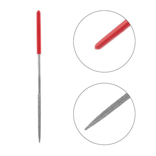 Набір алмазних надфілів 10шт/упак., 140мм. -
                                                        Фото 6