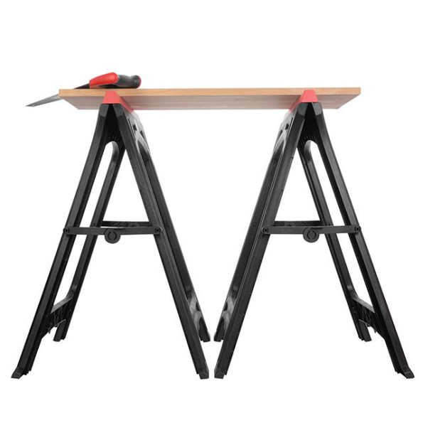 Козлы складные 78см, 2шт, max нагрузка 317кг INTERTOOL HT-6191 -
                                                        Фото 10