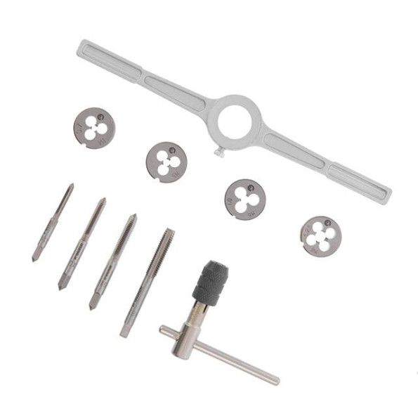 Набір плашок M4-M8 і мітчиків M4-M8, 10од. -
                                                        Фото 3