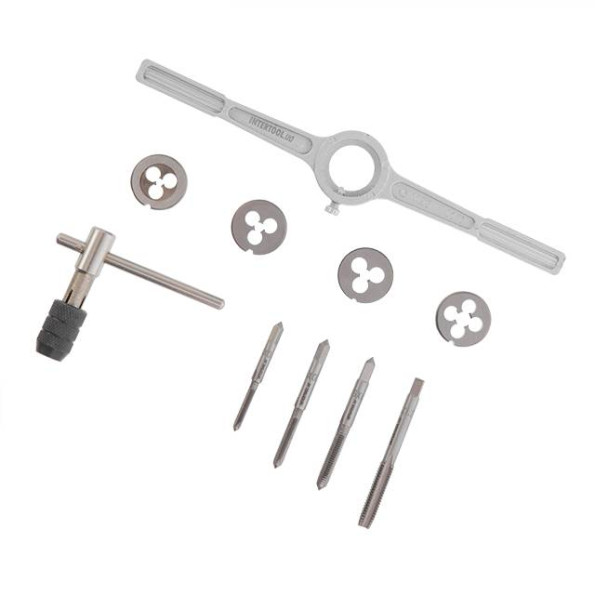 Набір плашок M4-M8 і мітчиків M4-M8, 10од. -
                                                        Фото 4