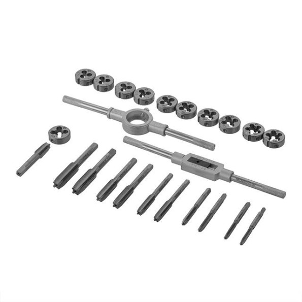 Набір плашок M5-M12 і мітчиків M5-M12, 24од. -
                                                        Фото 3