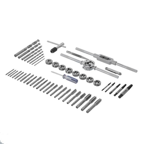 Набор плашек M3-M12 и метчиков M3-M12, 52ед INTERTOOL SD-8052 -
                                                        Фото 3