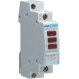 Індикатор тройной LED, 230B, 3 красных, 1м Hager