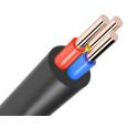 Силовой многожильный кабель со скрученными медными жилами ВВГ нг 3х4,0 (КУ)