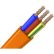 Силовий кабель з паралельно укладеними мідними жилами ВВГ п нгд 3х1,5 Оранжевый (КУ) -
                                                        Фото 1