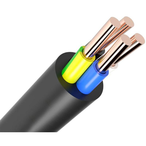 Силовой многожильный кабель со скрученными медными жилами ВВГ нгд 4х10,0 (КУ)