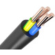 Силовой многожильный кабель со скрученными медными жилами ВВГ нгд 4х4,0 (КУ) -
                                                        Фото 1