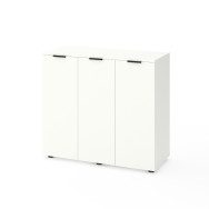 Комод на три двери Белый