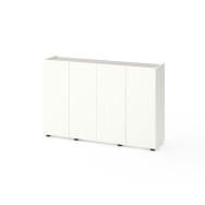 Комод на четыре двери Белый-Кашемир