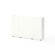 Комод на четыре двери Белый