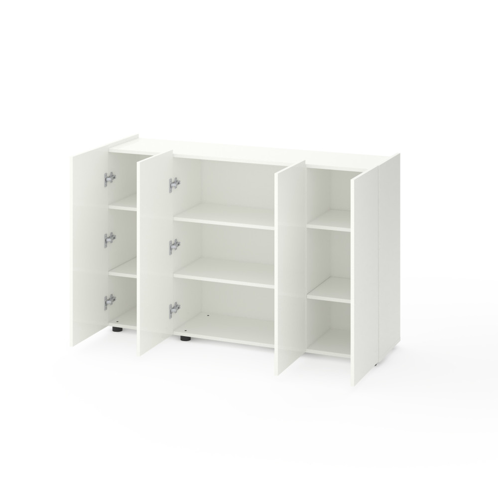 Комод на четыре двери Белый - Фото 2