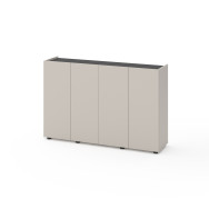 Комод на четыре двери Кашемир-Антрацит