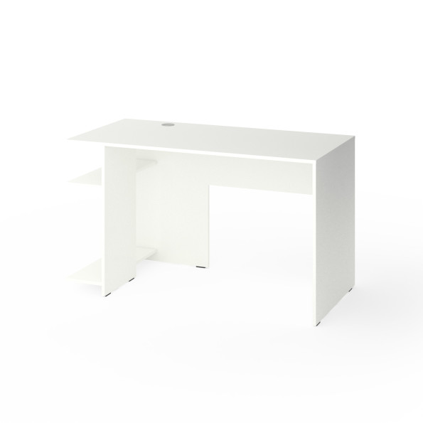 Стол компьютерный в стиле лофт 130х65х76 см Белый