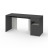 Стіл з тумбою праворуч 160х60х76 см Антрацит-Білий