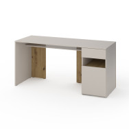 Стіл з тумбою праворуч 160х60х76 см Кашемір-Дуб Артизан