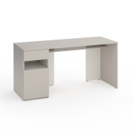 Стіл з тумбою зліва 160х60х76 см Кашемір-Білий