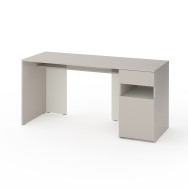 Стіл з тумбою праворуч 160х60х76 см Кашемір-Білий