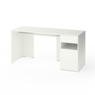 Стіл з тумбою праворуч 160х60х76 см Білий