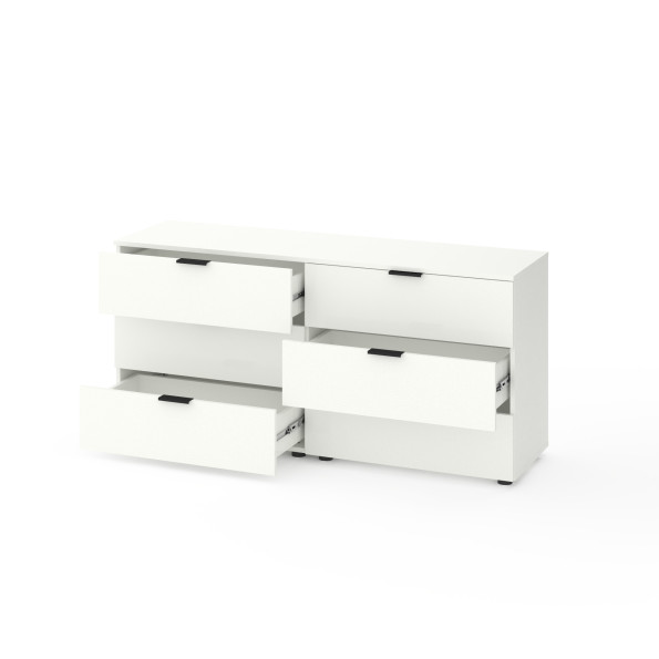 Комод на 6 шухляд Білий -
                                                        Фото 2