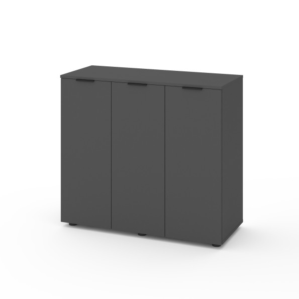 Комод на три двери Антрацит -
                                                        Фото 1